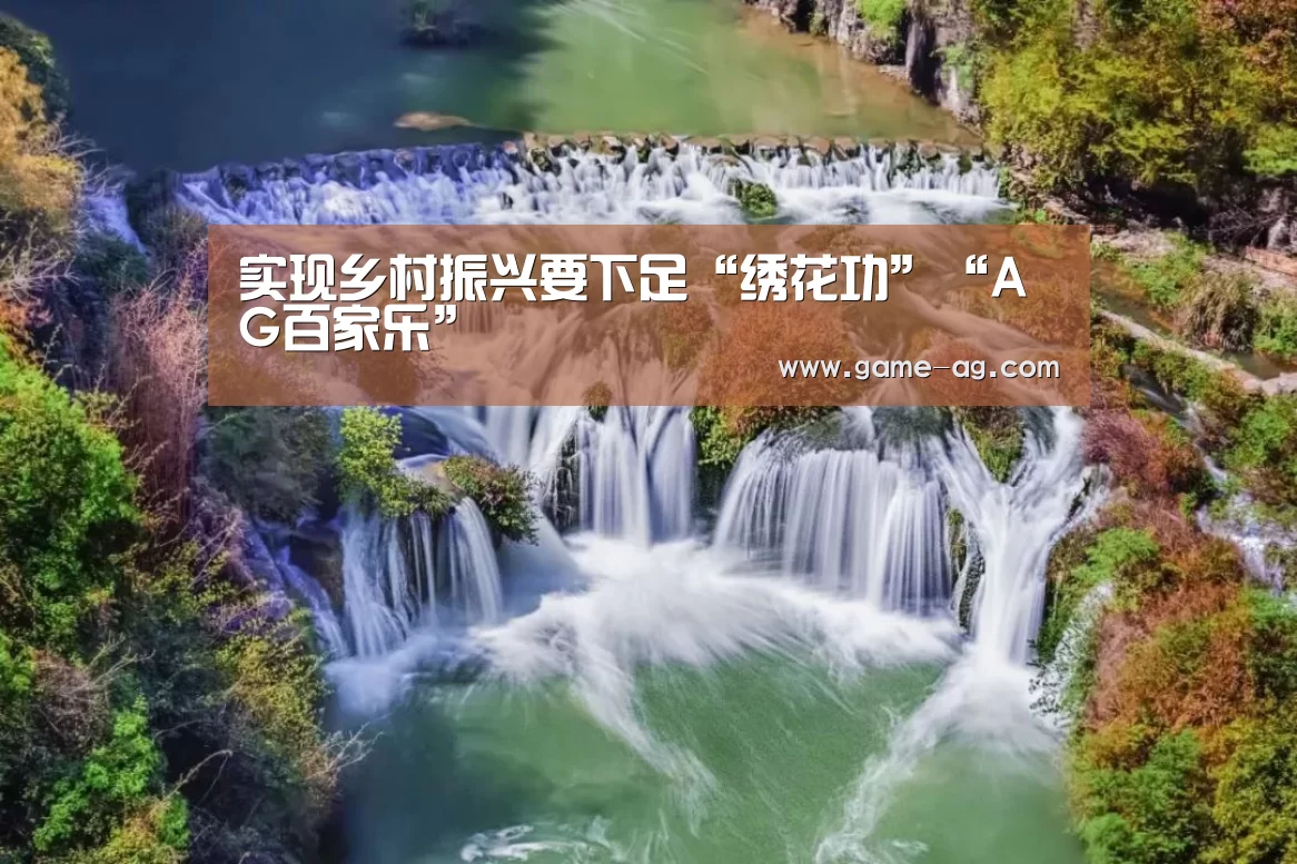 实现乡村振兴要下足“绣花功”“AG百家乐”(图3) AG百家乐
